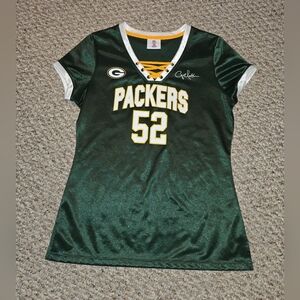 NFL TEAM APPAREL Green Bay Packers #52 MATTHEWS SIGNATURE JERSEY WOMENS